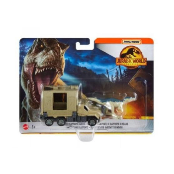 Matchbox Jurassic World Transporter z Baryonyxem